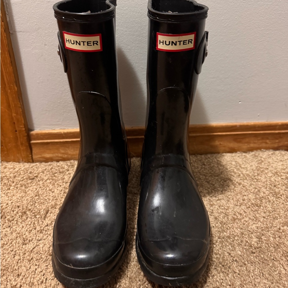 Hunter Black Rain Boots